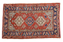 3x5 Vintage Heriz Rug