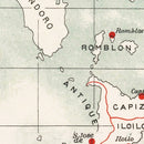 Vintage Map of Philippines 1910