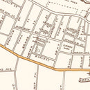 Vintage Map of Newburyport, Massachusetts 1955