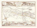Vintage Map of Newburyport, Massachusetts 1955