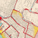 Vintage Map of Tokyo, Japan 1895