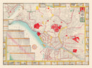 Vintage Map of Tokyo, Japan 1895