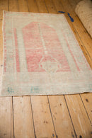 3x4.5 Vintage Distressed Oushak Rug