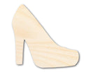 Unfinished Wood High Heel Shoe Shape - Craft - up to 46" DIY