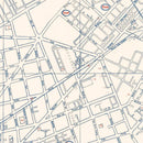 Vintage Map of Saigon, Vietnam 1968