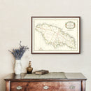 Vintage Map of Jamaica 1773