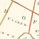 Vintage Map of Jamaica 1773