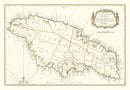 Vintage Map of Jamaica 1773