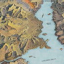 Vintage Hoover Dam & Lake Mead Map 1931