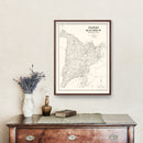 Vintage Panay, Philippines Map 1900