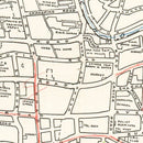 Vintage Map of Shanghai, China 1938
