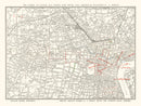 Vintage Map of Shanghai, China 1938