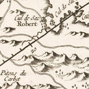 Vintage Martinique Map 1780
