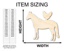 Unfinished Wood Horse and Chicken Shape - Farm Craft - up to 46" DIY