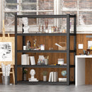 47 Inches Wide Metal Storage Rack, Heavy-Duty Steel Moisture-Proof And Waterproof 5-Layer Adjustable Storage Shelving Unit. Designed For Warehouse Storage (food Pantries, Industrial Use).