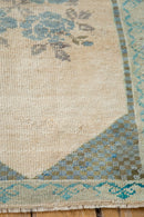 2x3 Vintage Distressed Oushak Rug Mat