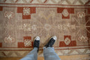 3.5x9.5 Vintage Distressed Kars Rug Runner