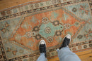 2.5x5 Vintage Distressed Oushak Rug Runner