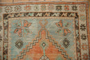 2.5x5 Vintage Distressed Oushak Rug Runner