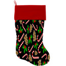 Christmas Velvet Stocking, "Santa Group" **Choose from 7 different patterns!**