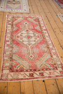 2.5x5.5 Vintage Distressed Oushak Rug Runner
