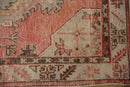 2.5x5.5 Vintage Distressed Oushak Rug Runner