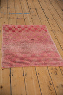 2.5x3 Vintage Distressed Tulu Square Rug