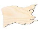 Unfinished Wood Tattered Flag Shape | Pirate Flag | Craft Cutout | up to 46" DIY