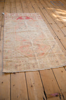 2.5x5 Vintage Distressed Oushak Rug Runner