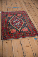 2x3 Vintage Fine Kashan Rug Mat