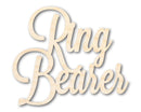 Unfinished Wood Ring Bearer Shape - Word Craft - up to 46"
