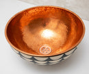 Copper and Wood Vanity Vessel Sink