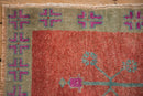 2x3.5 Vintage Distressed Oushak Rug