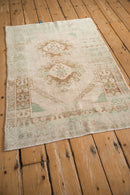 3x4 Vintage Distressed Oushak Square Rug
