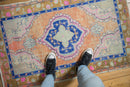 2.5x4.5 Vintage Distressed Oushak Rug