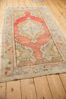 3x6 Vintage Distressed Oushak Rug Runner