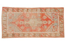 2.5x5 Vintage Distressed Oushak Rug Runner