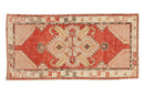 2.5x5.5 Vintage Distressed Oushak Rug Runner