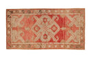 2.5x5.5 Vintage Distressed Oushak Rug Runner