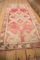 2.5x5.5 Vintage Distressed Oushak Rug Runner