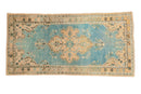 2.5x5 Vintage Distressed Oushak Rug Runner