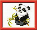 Panda Counted Cross Stitch Kit by Riolis RHB061