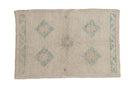 2x3.5 Distressed Oushak Rug