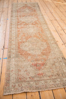 2.5x9 Vintage Distressed Oushak Rug Runner