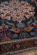 4.5x6 Antique Kurdish Bijar Rug