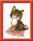 Kitten Counted Cross Stitch Kit by Riolis RHB068