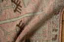 2.5x3 Vintage Distressed Oushak Square Rug