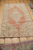 2.5x4.5 Vintage Distressed Oushak Rug