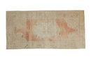 3.5x7 Vintage Distressed Oushak Rug Runner