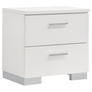 Felicity 5-piece California King Platform Bedroom Set White